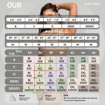 Black Friday 60% OFF-Full coverage wireless bra