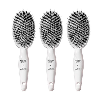 Viral World-Famous 6x Sold Out Paddle Brush - Smoother, Stronger, Shinier Hair - Boar Bristle Brush with Nylon Bristles and Microsphere Massaging Tips - Stimulates Scalp, Boosts Volume, Enhances Shine & Detangles Hair
