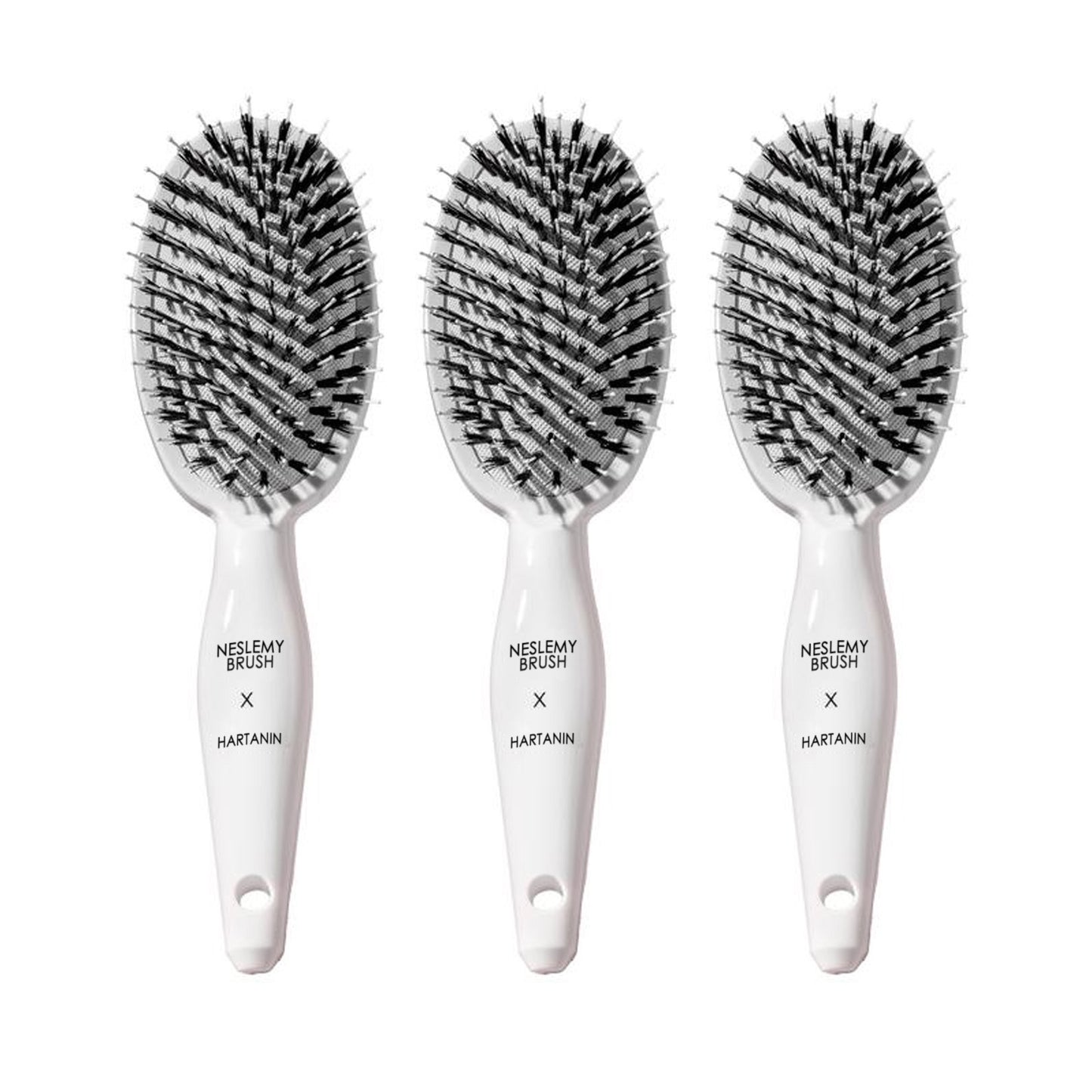 Viral World-Famous 6x Sold Out Paddle Brush - Smoother, Stronger, Shinier Hair - Boar Bristle Brush with Nylon Bristles and Microsphere Massaging Tips - Stimulates Scalp, Boosts Volume, Enhances Shine & Detangles Hair