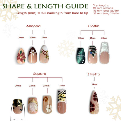 NESLEMY｜Euphoric Holiday Collection | MEGA LIVE 10PCS Handmade Press On Nails