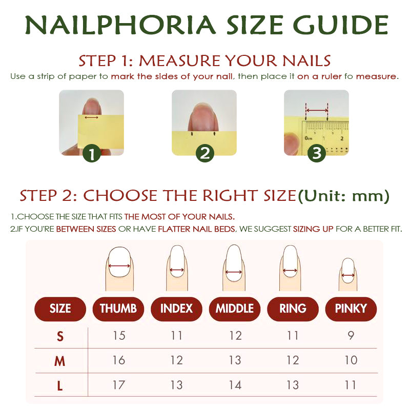 NESLEMY｜Euphoric Holiday Collection | MEGA LIVE 10PCS Handmade Press On Nails
