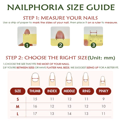 NESLEMY｜Euphoric Holiday Collection | MEGA LIVE 10PCS Handmade Press On Nails