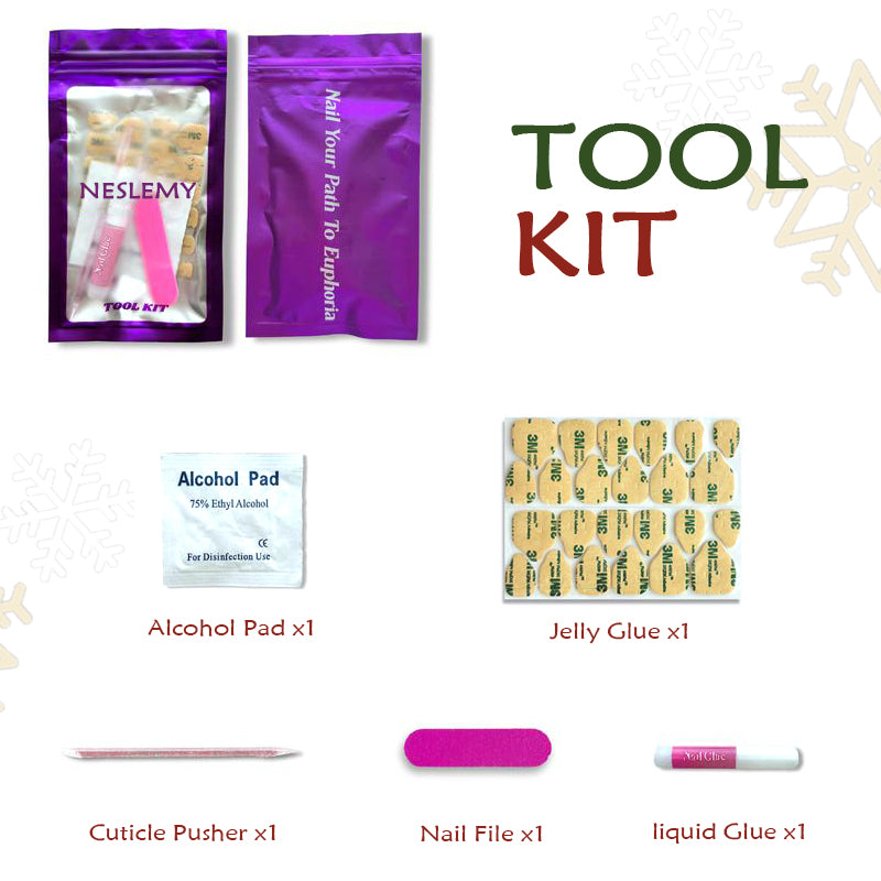 NESLEMY｜Euphoric Holiday Collection | MEGA LIVE 10PCS Handmade Press On Nails