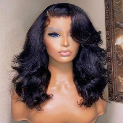 🔥Final 3 Hours: 70%OFF🔥 Density Side Part Glueless LayerCut Wig 6x8 Lace Closure Wig Body Wave Pre Cut Pre Bleached Ready Go Wigs🎁🎁