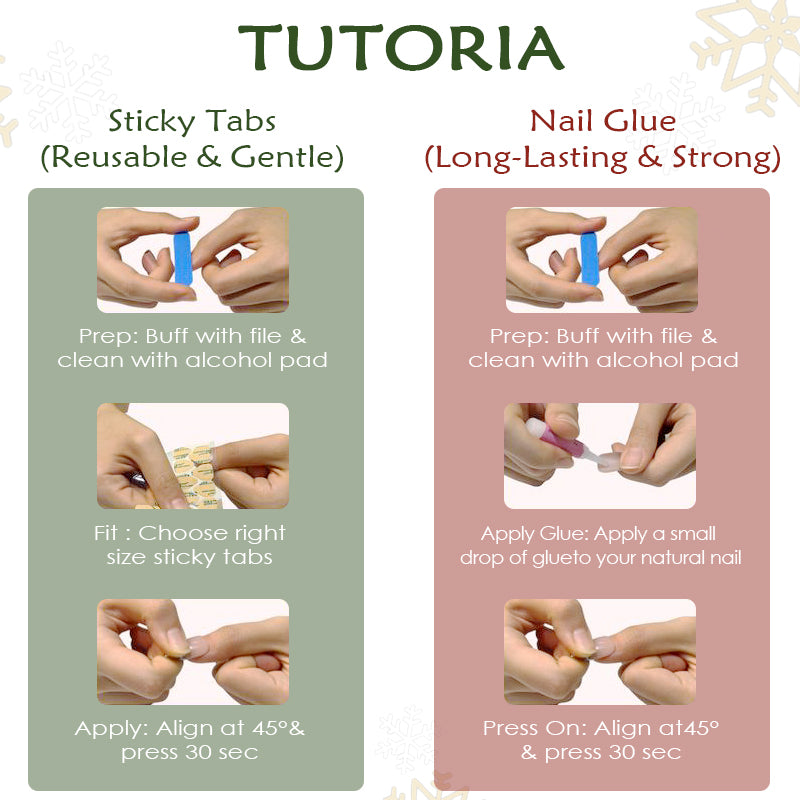 NESLEMY｜Euphoric Holiday Collection | MEGA LIVE 10PCS Handmade Press On Nails