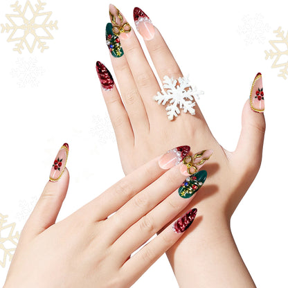 NESLEMY｜Euphoric Holiday Collection | MEGA LIVE 10PCS Handmade Press On Nails