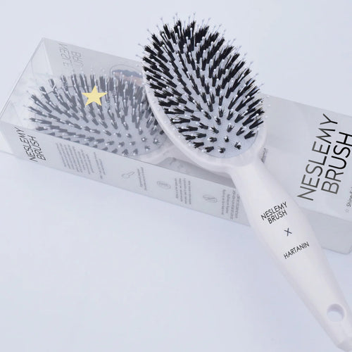 Viral World-Famous 6x Sold Out Paddle Brush - Smoother, Stronger, Shinier Hair - Boar Bristle Brush with Nylon Bristles and Microsphere Massaging Tips - Stimulates Scalp, Boosts Volume, Enhances Shine & Detangles Hair