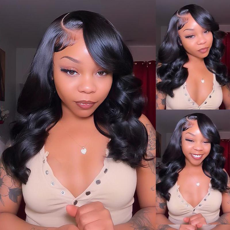 🔥Final 3 Hours: 70%OFF🔥 Density Side Part Glueless LayerCut Wig 6x8 Lace Closure Wig Body Wave Pre Cut Pre Bleached Ready Go Wigs🎁🎁